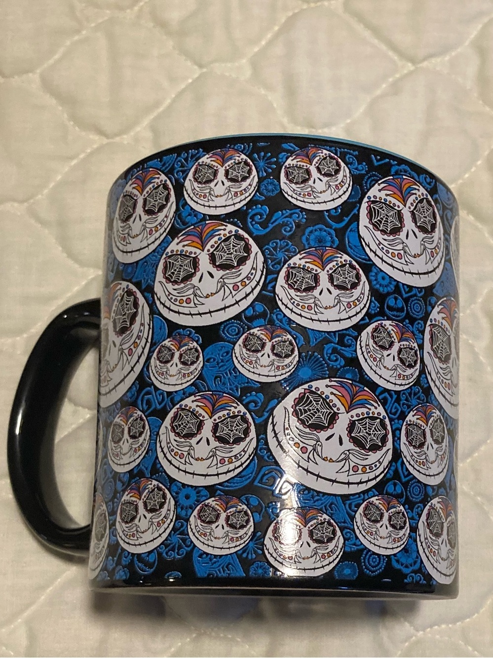 NIGHTMARE BEFORE CHRISTMAS Jack Skellington Mug - Disney Tim Burton - Lrg 20 oz.